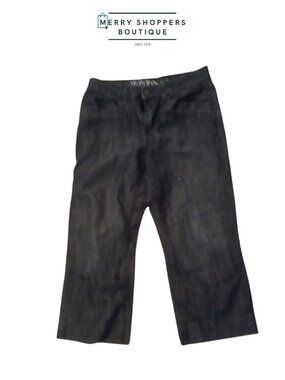 Mid-Rise Dark Indigo Denim Jeans
